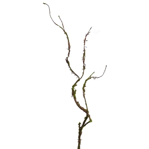Twig Spray with Moss - Artificial floral - artificial moss covered twig for sale